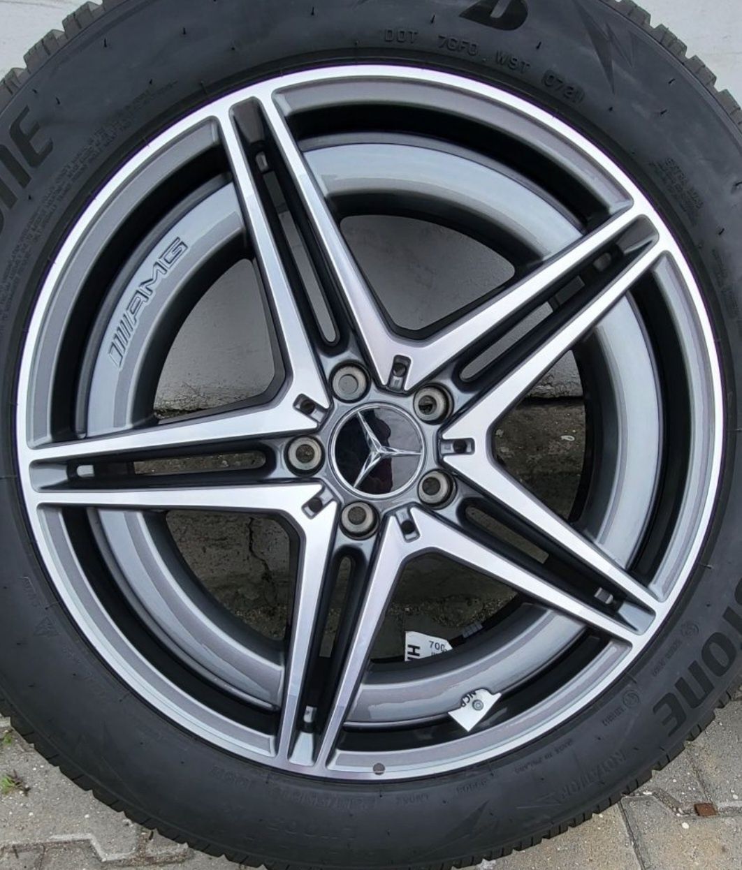 Jante aliaj originale Mercedes NOI,r19,anv.2022vara Michelin 235 50 19