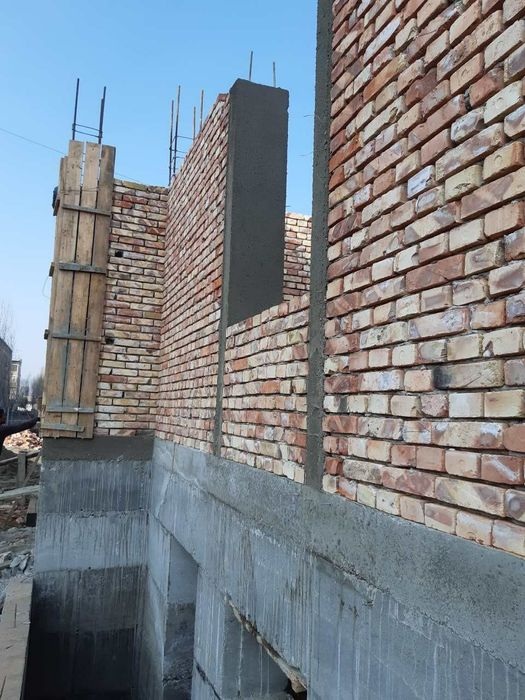 Гишт шлака блок газа блок урамиз стяжка битон куямиз