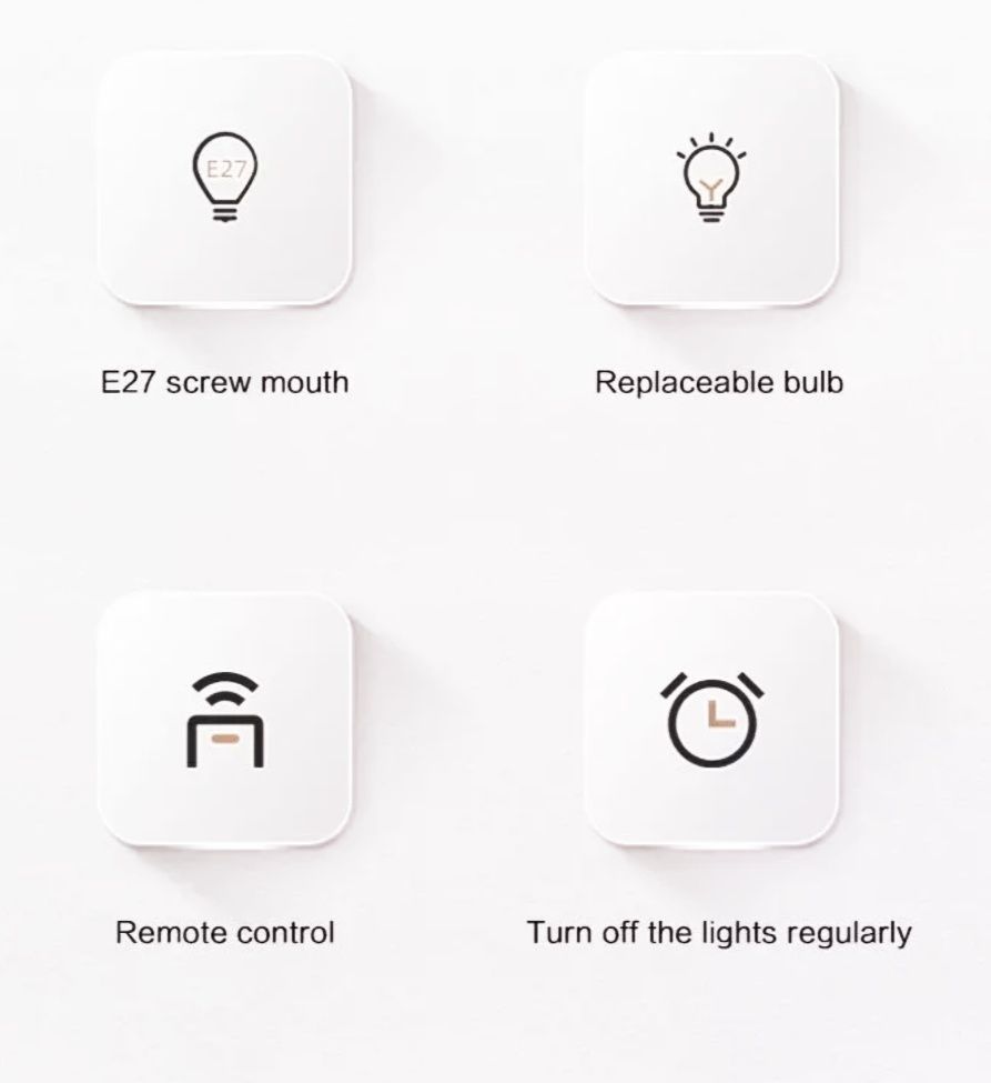 WiFi фасунга E27 безжично управление на лампа през tuya, smartlife