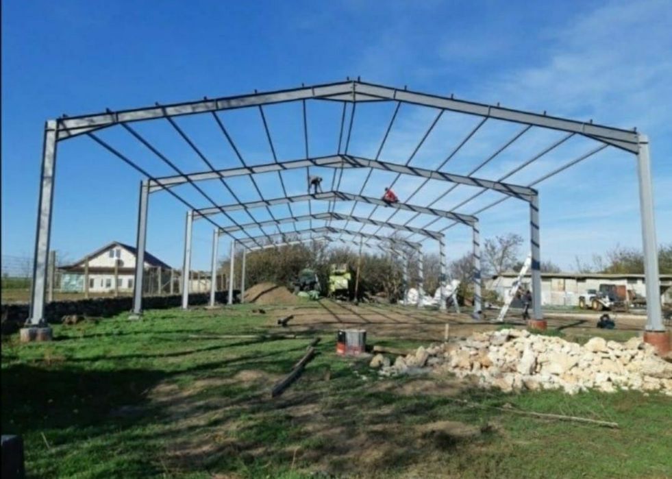 Vând hale metalic conform proiectului dvs lucrăm fără avans