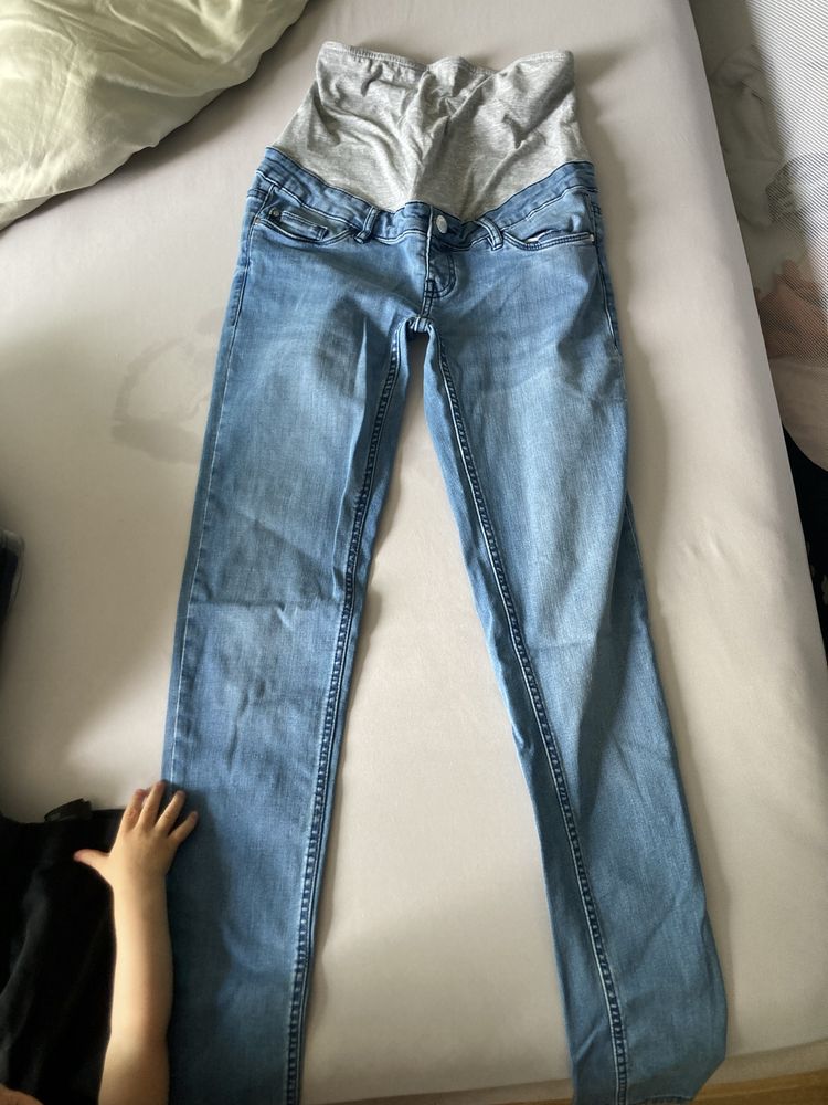 Дънки, клинове, чорапогащник за бременни H&M 36, дънки Esmara EU 36