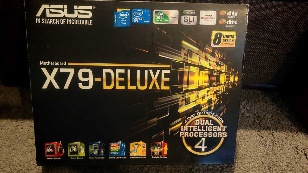 ASUS X79-DELUXE  WiFi + CPU Intel i7 4930K 6/12 core шест ядрен