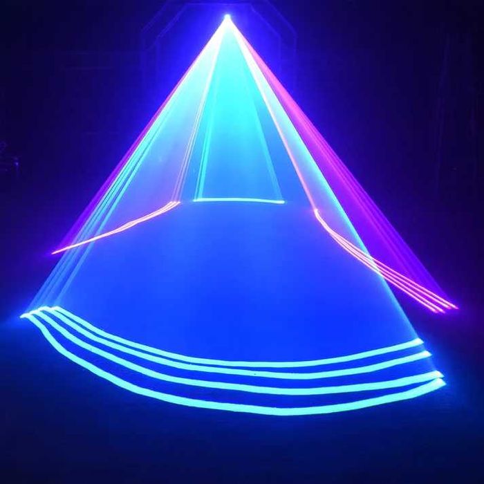 Laser 3W Waterproof RGB ILDA animatii custom NOI!