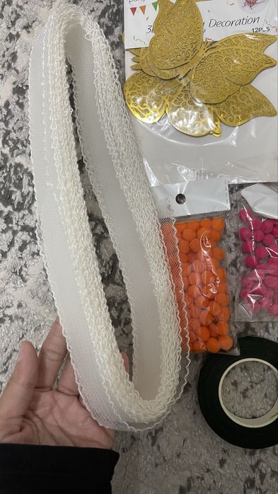 Синельная проволока, готовые цветы, фурнитуры