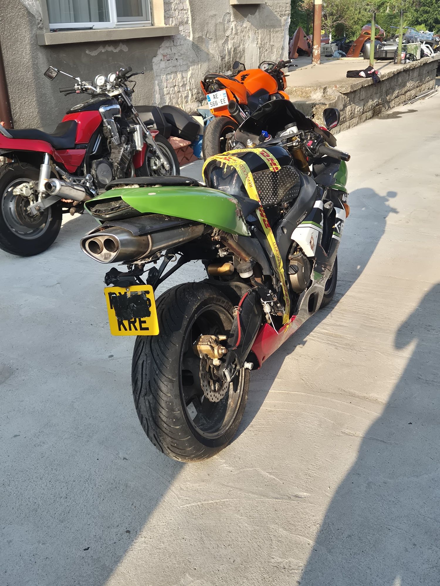 Kawasaki zx6r 2006 на части