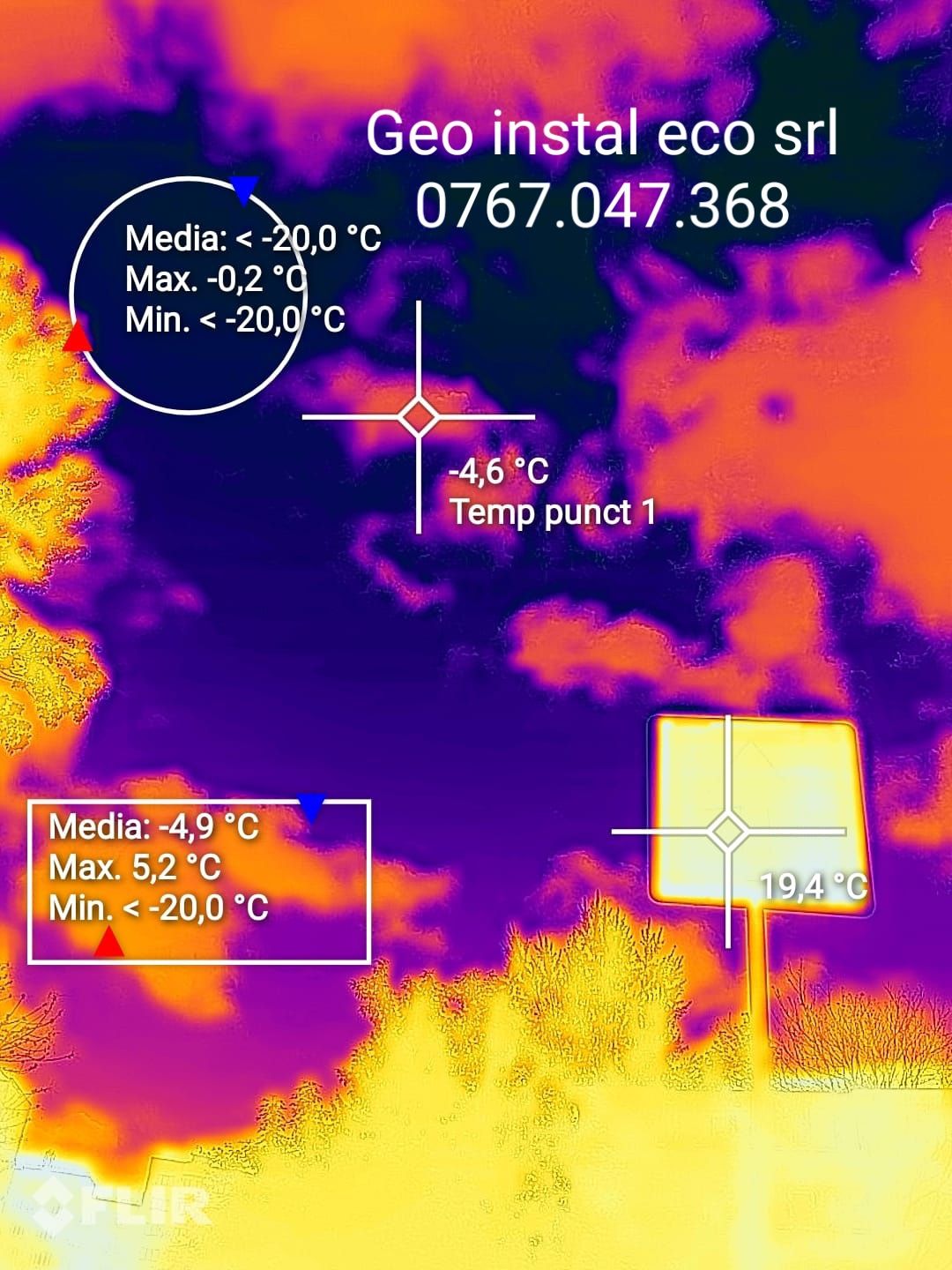 Termoscanare termoviziune verificări calorifere ,coloane caldura