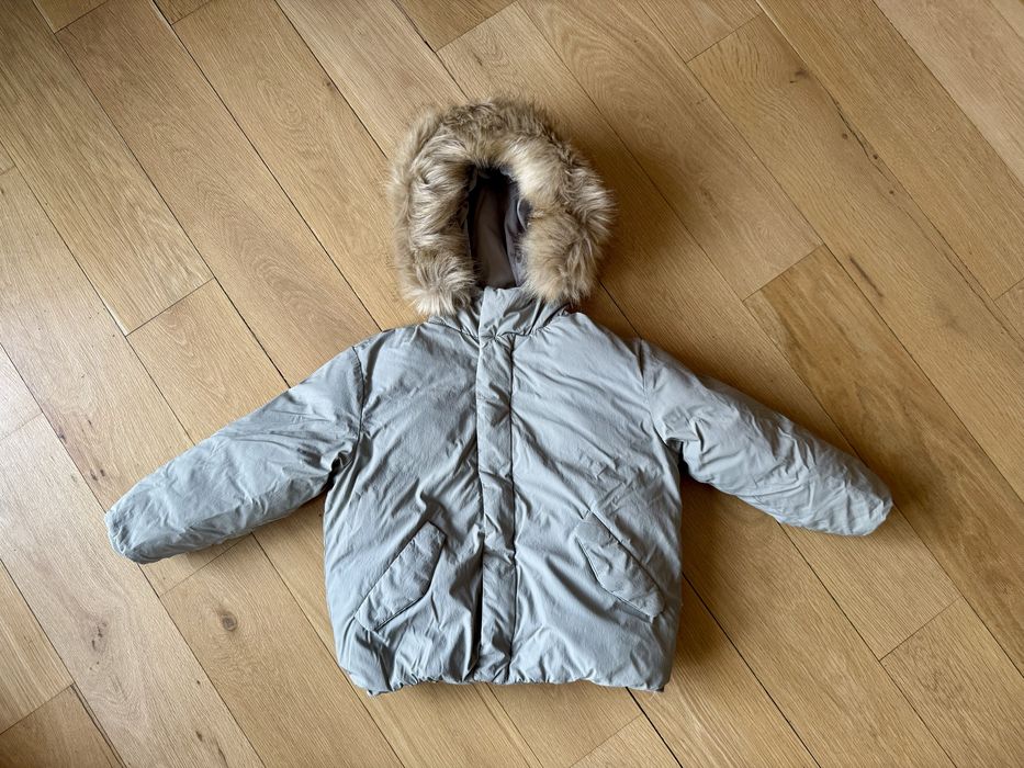 Детско зимно яке ZARA с пух и пера - 116см - 2бр
