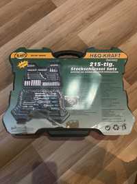 Trusa scule 215 piese H&Q-KRAFT