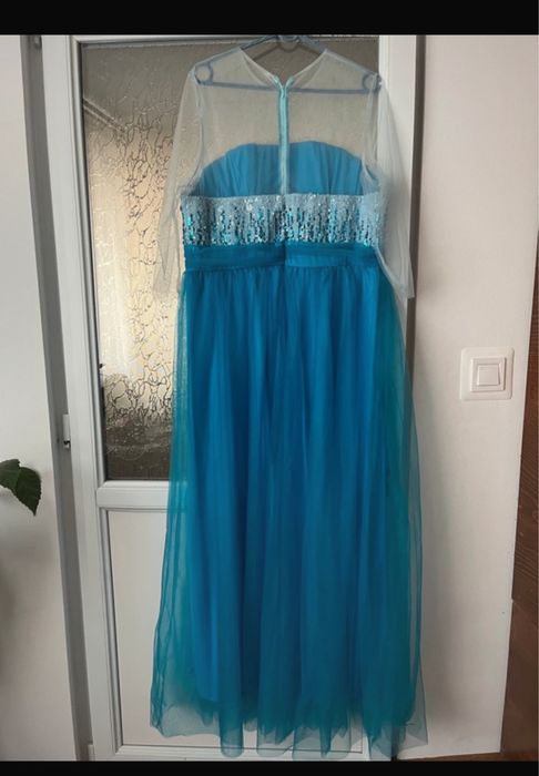 Rochie albastra cu paiete 3XL