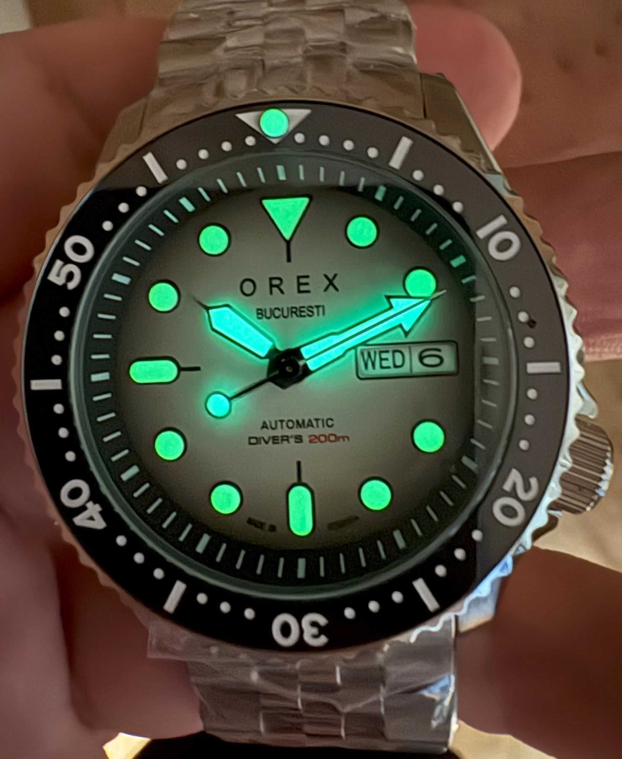 Orex Bucuresti Automatic Diver's 200m Made in Romania 41 mm geam Safir