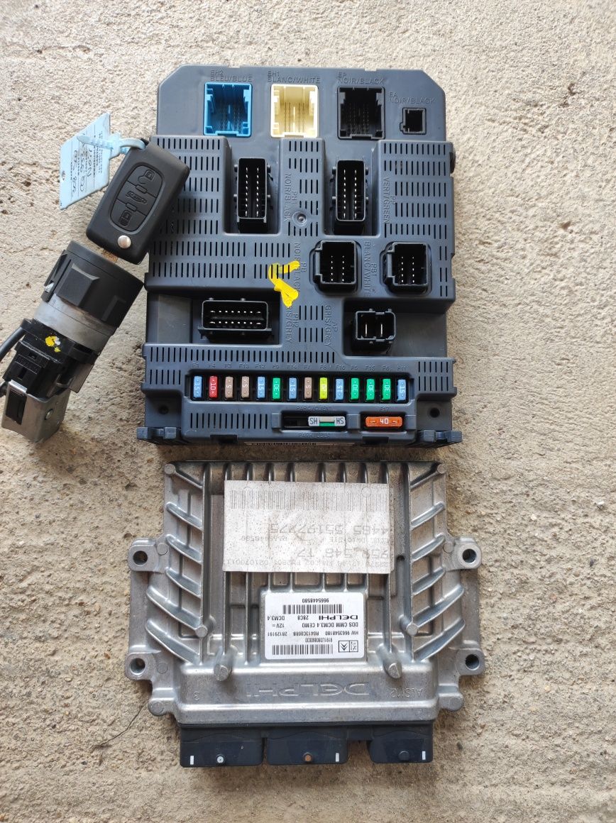 Компютър+BSI модул+ключ за Пежо-308,2.0HDI-140к.с.