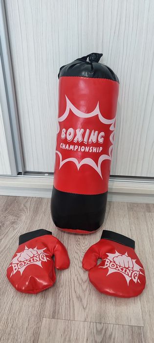 Sac de box cu mănuși copii