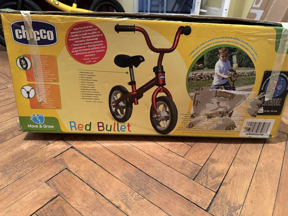 Chicco red bullet bicicleta copii noua