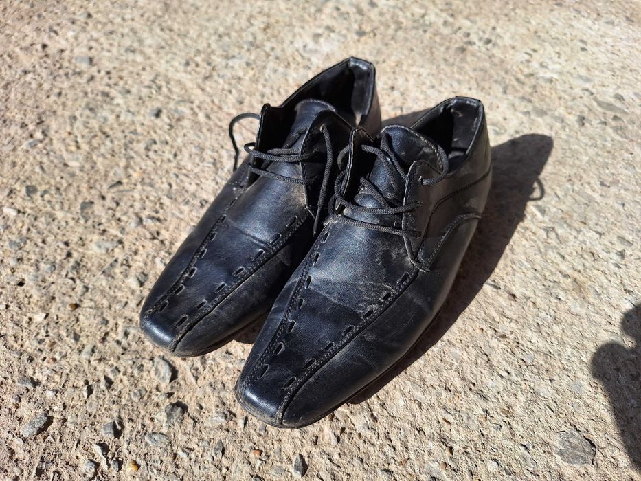 Качествени официални обувки от естествена кожа - номер 34