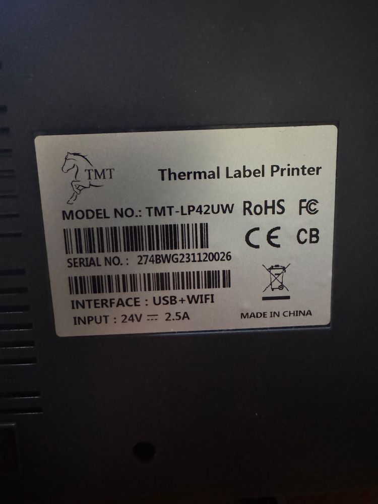 Thermal Label Printer TMT-LP-42UW
