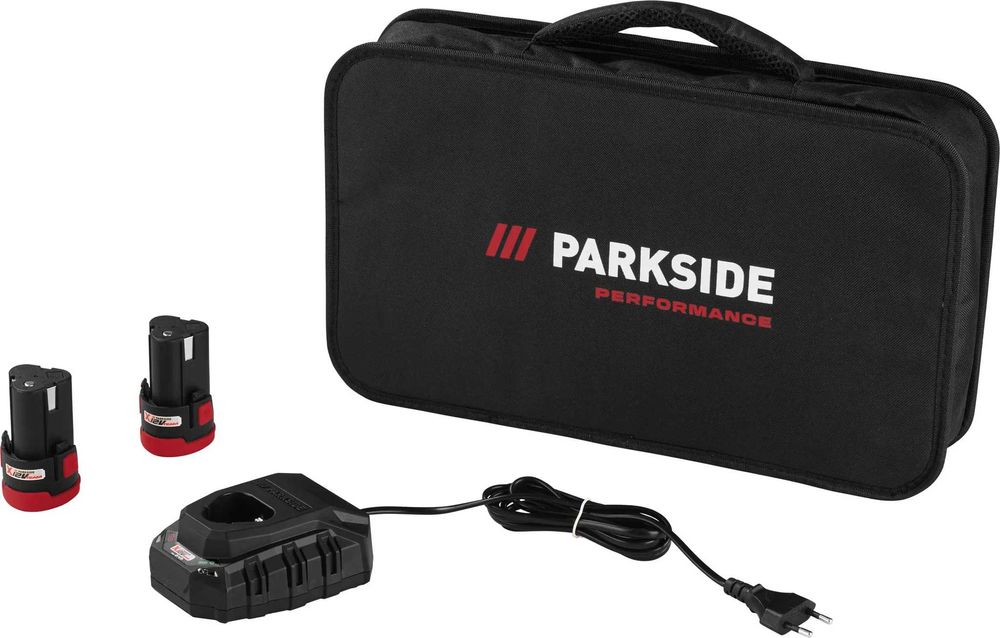 Нов Комплект Импакт и Винтоветрт 12V Parkside Performance с 2 батери