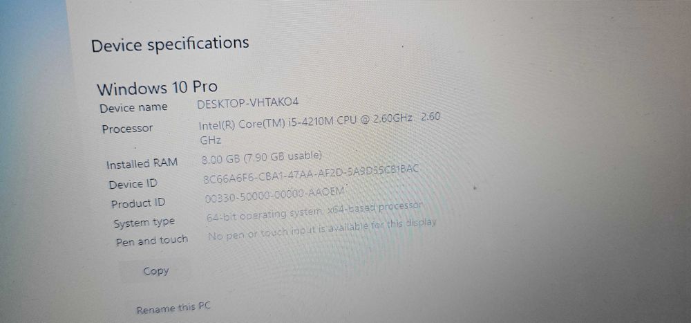 laptop Fujitsu i5 gen 4 tehno redactare