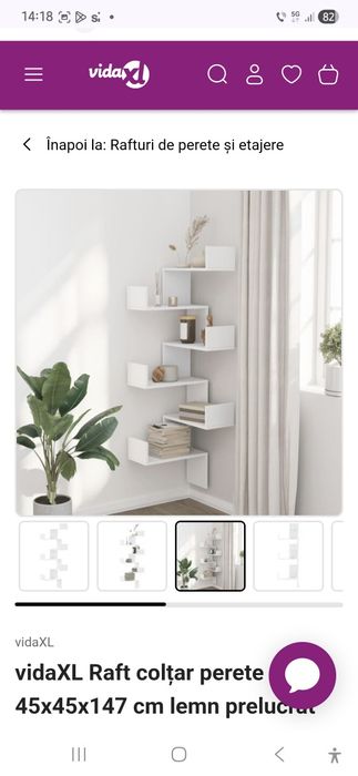 2 bucati de rafturi noi in cutie