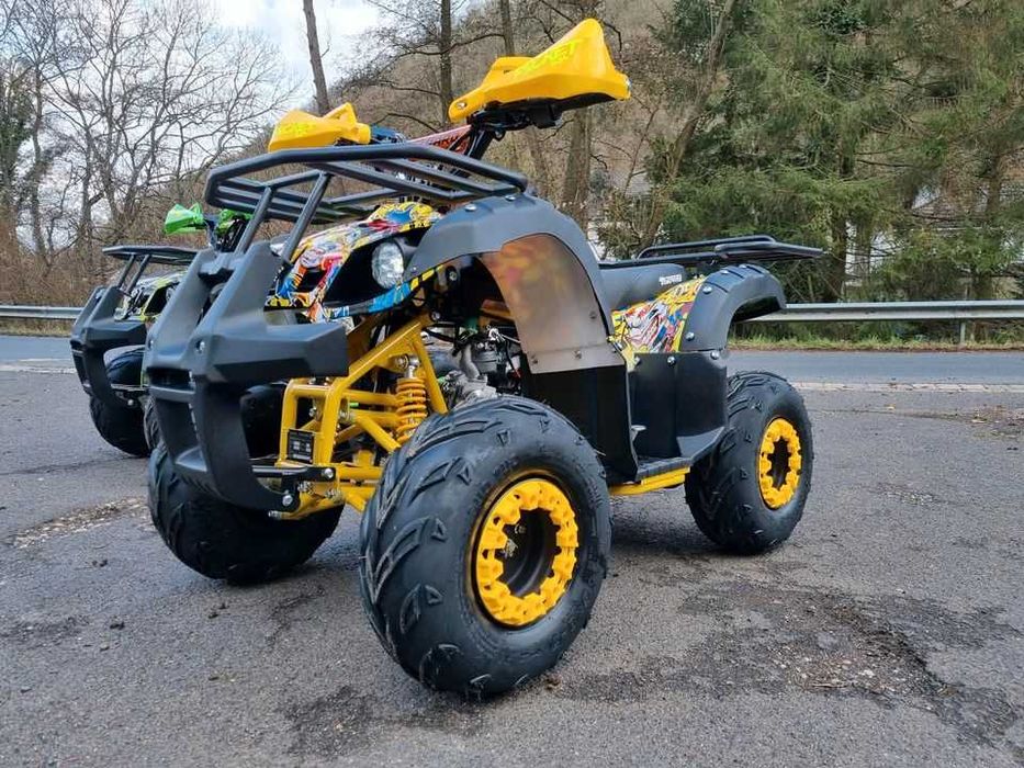 ATV 125CC NOU Toronto RG7 A Sport Nitro Motors  Graffiti-Galben