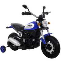 Motocicleta electrica pentru copii BT307 60W CU ROTI MOI #Albastru