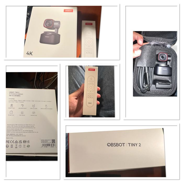 Camera OBSBOT TINY 2+ telecomanda noi noute in cutie :PRET:1700lei