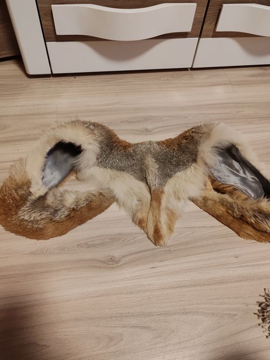 Vesta din blană de iepure mar: S-M.