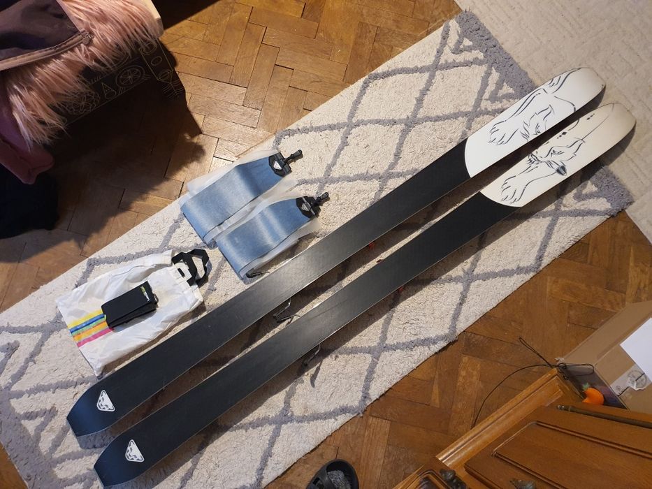 Schi tura Dynafit Nanga Parbat 171cm + Marker Alpinist, ski alpin