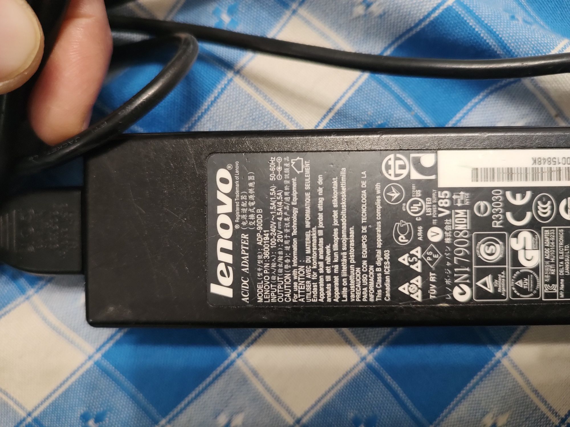 Sursa alimentare Laptop Lenovo - incarcator, 20v, 4.5A, original