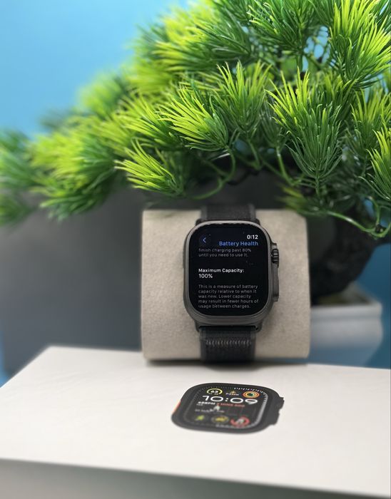 ГАРАНЦИОНЕН!!! Apple Watch Ultra 2, Cell, Black Titanium 49 мм
