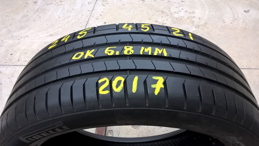 O anvelopa de vara 245 45 21 pirelli p zero SC profil 6,8 mm