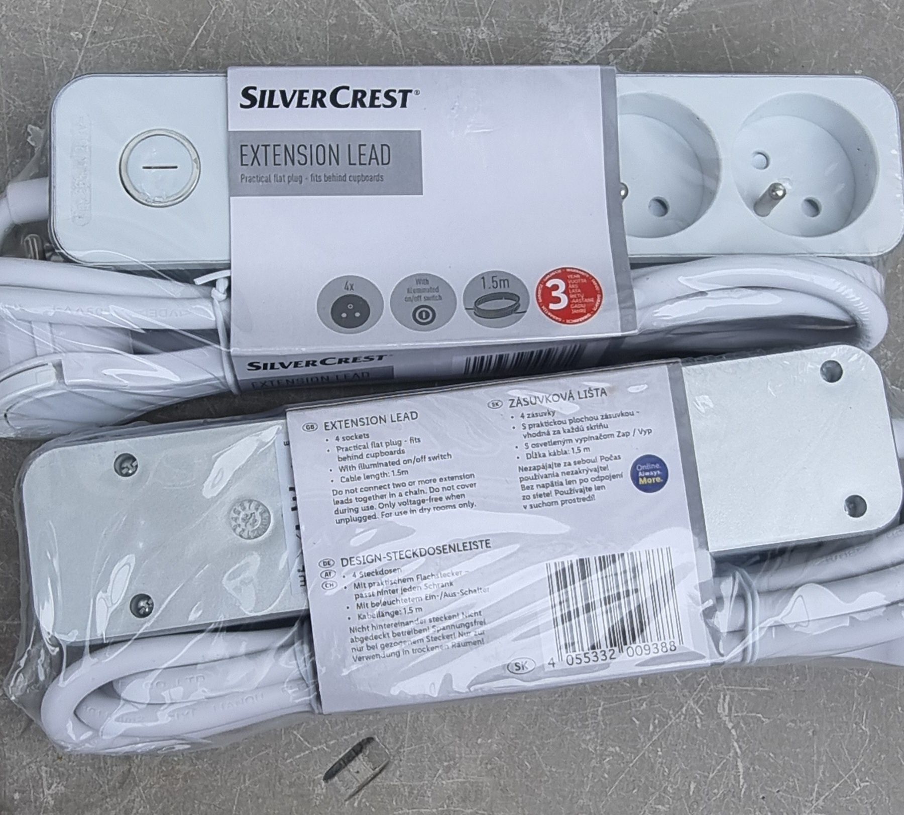 Разклонител SilverCrest 4 гнезда
