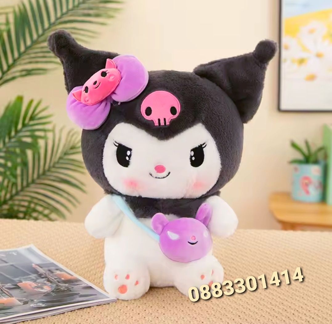 Плюшена играчка Куроми 35см Kuromi Розов / Лилав