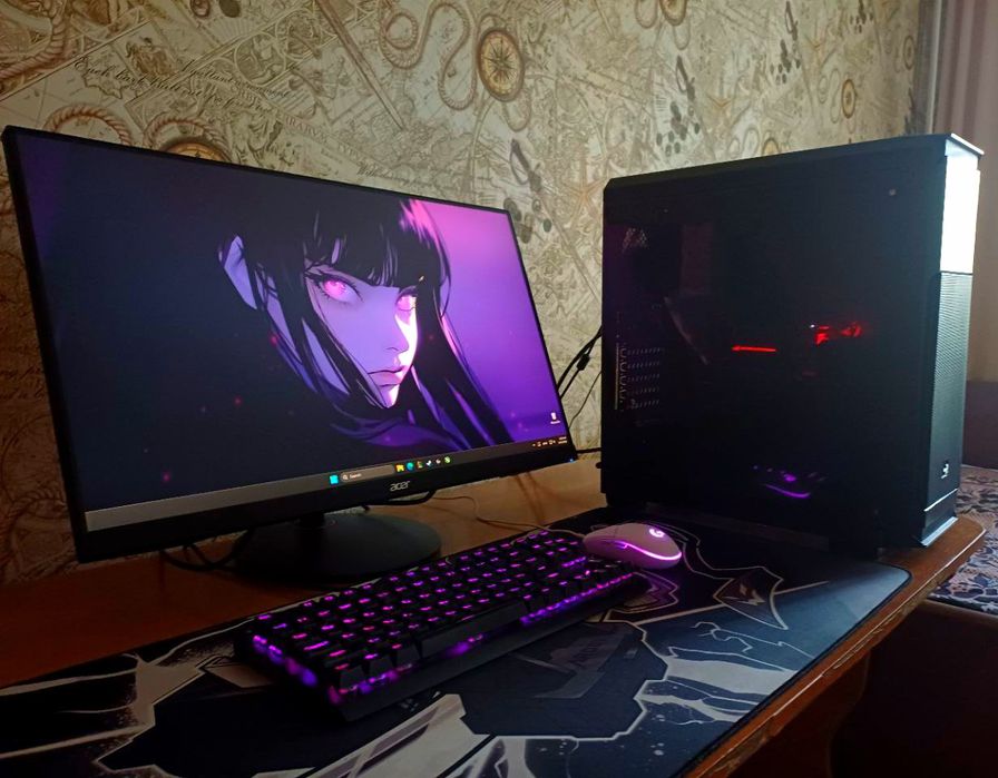 Игровой Компьютер GTX 1060 6GB/ I3-10100/16 GB ОЗУ/240 GB SSD / 165 HZ