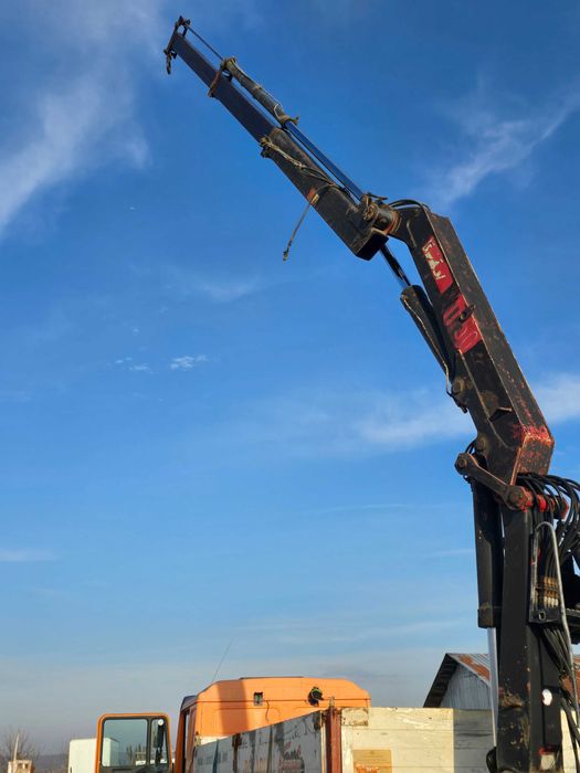 MAN 26.463 basculabil 3 părți cu macara HIAB