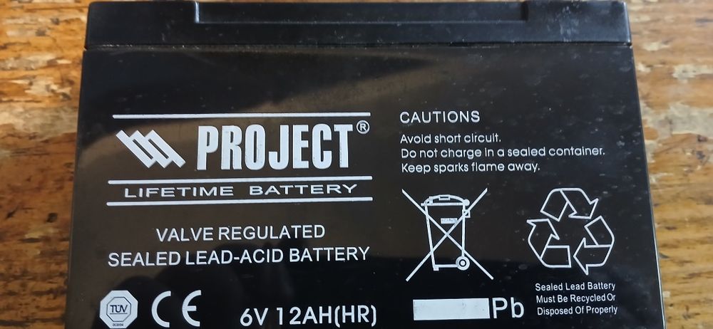 Нова батерия 6V/12Ah