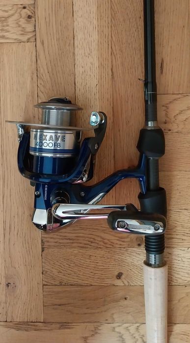 Продавам спининг прът DAIWA CALDIA SPIN и макара Shimano