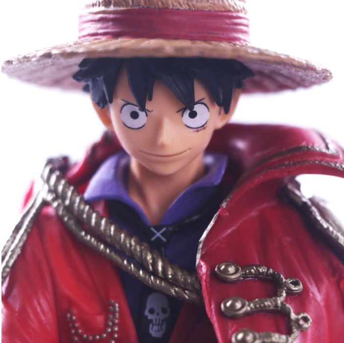 Figurine One Piece Luffy 25 cm anime red