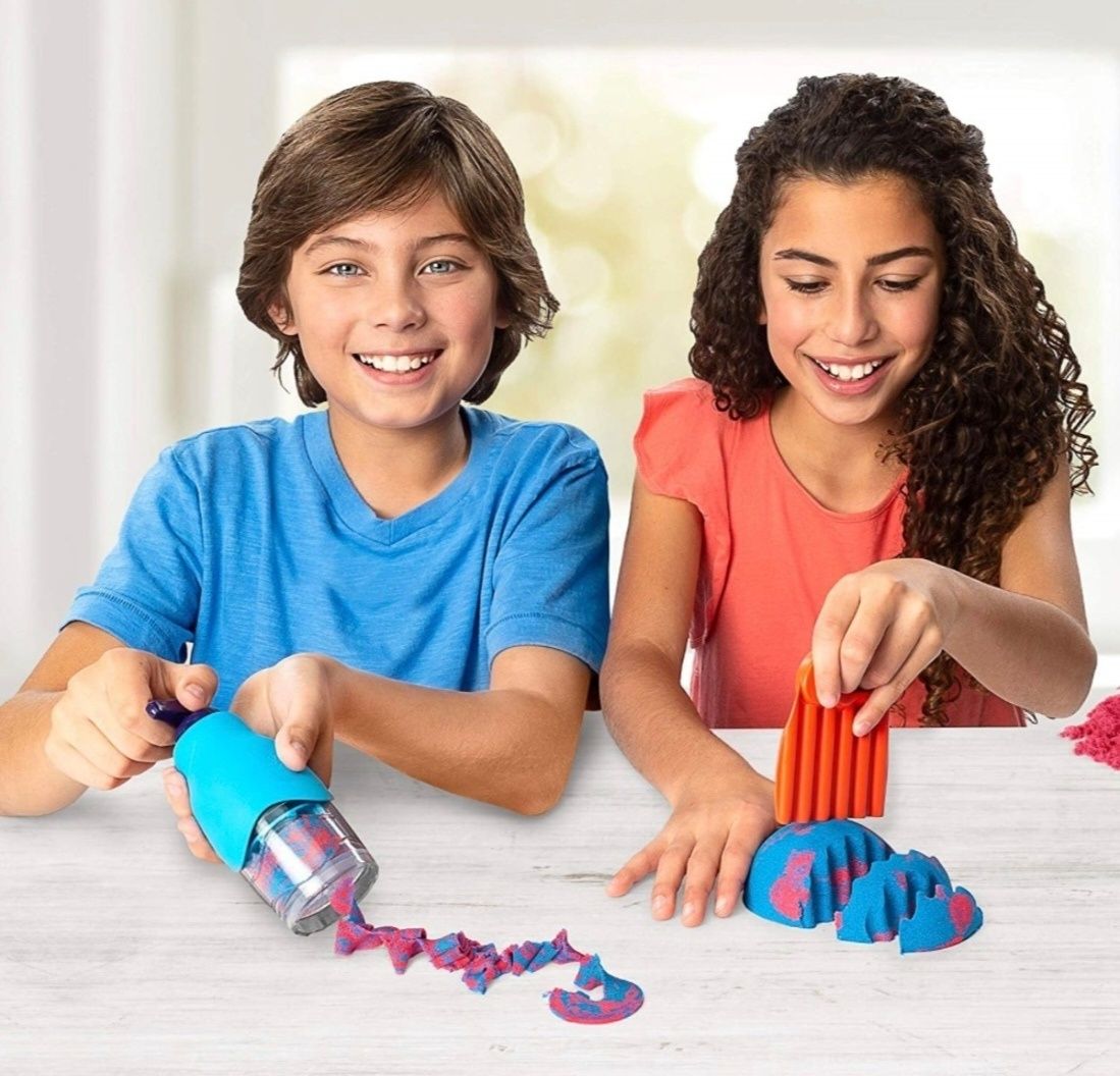 Комплект Kinetic Sand - Мега аксесоари + пакет пясък. Несъхнещ