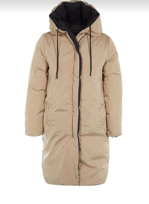 Черно и бежово двулицево яке