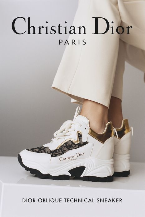 Маратонки Versace и Dior