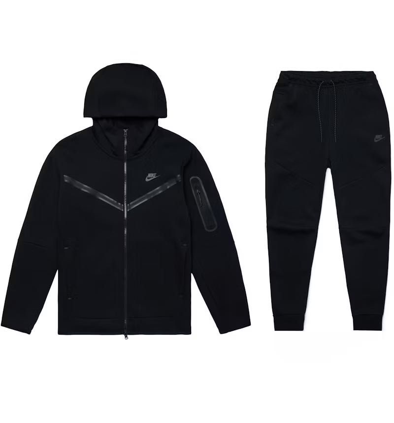 Nike tech fleece черен М