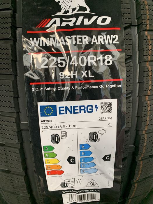Нови зимни гуми ARIVO ARW 2 225/40R18 92H XL НОВ DOT БОРД 2254018