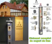 Cos de fum 5metri profesional ieftin Garantie 30 ani transport gratuit