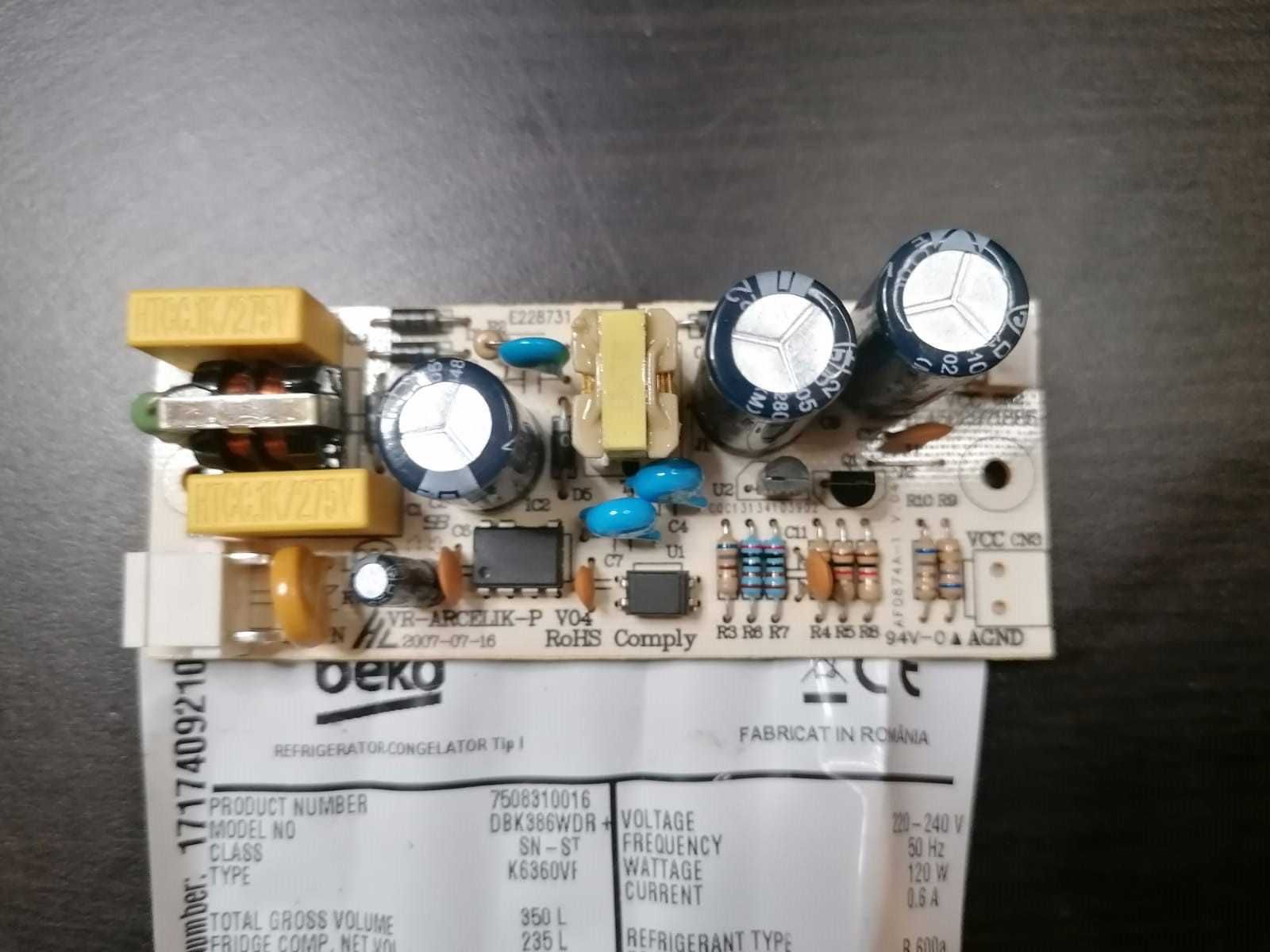 Placa electronica combina frigorifica Beko DBK386WDR / C120
