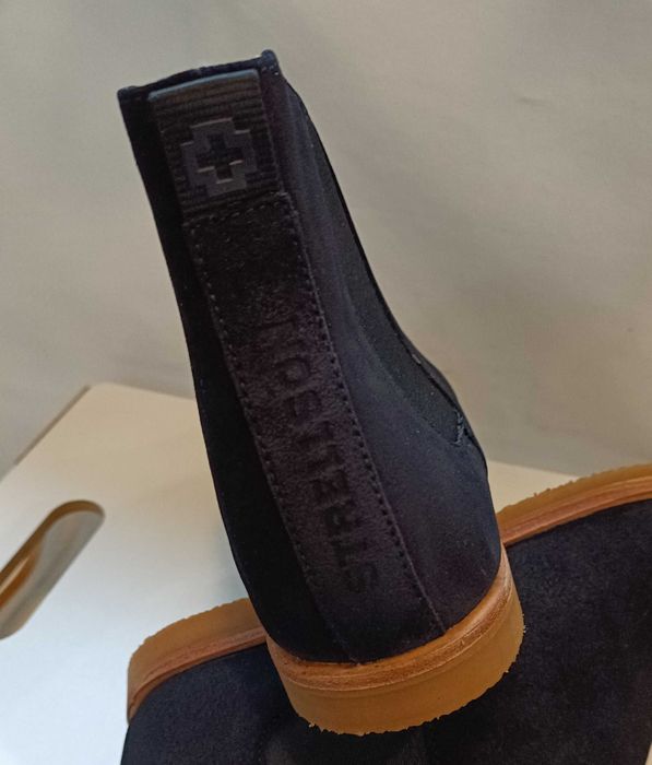 Ghete chelsea 43 premium Strellson NOI piele naturala moale