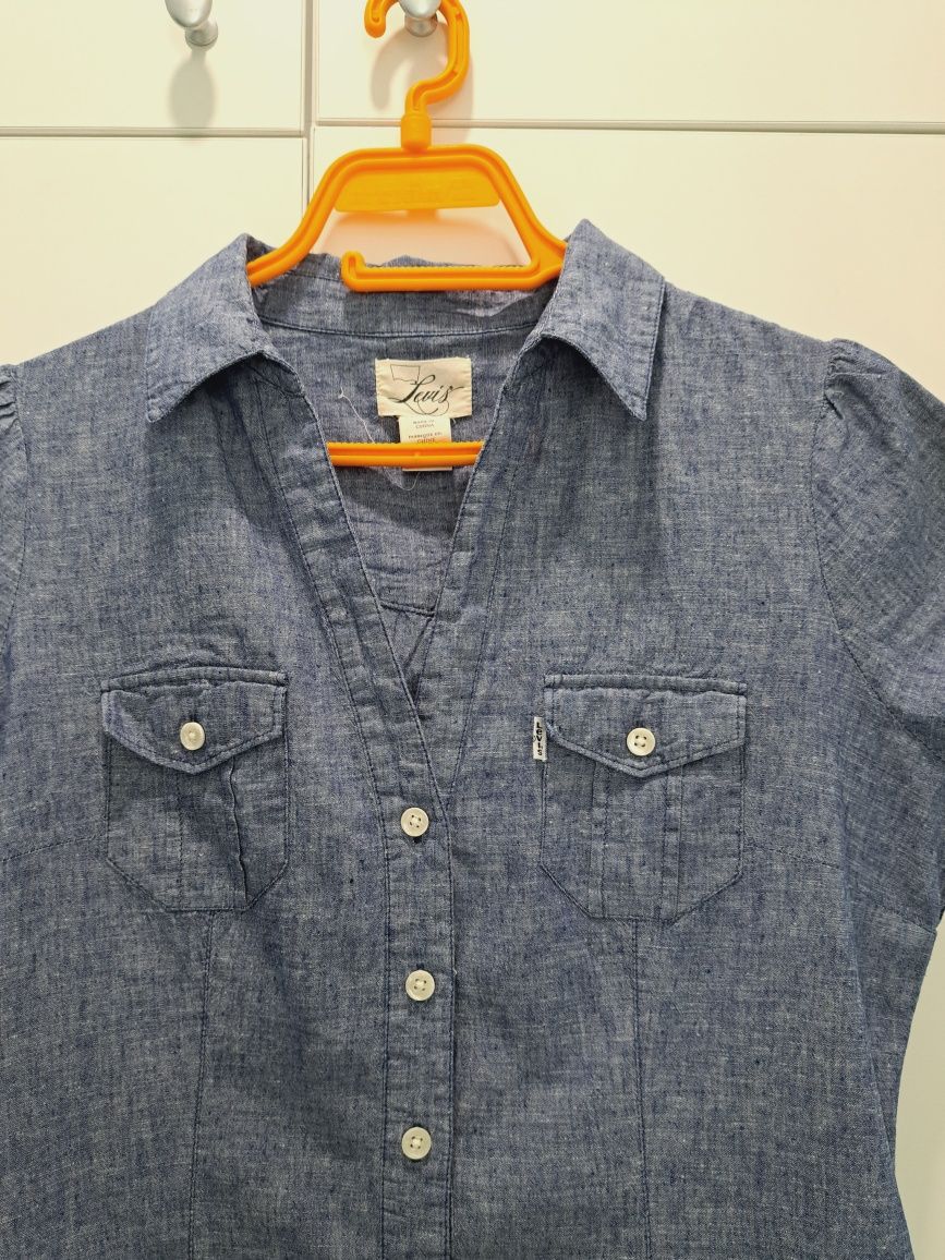 Levi's риза памук и лен р-р М