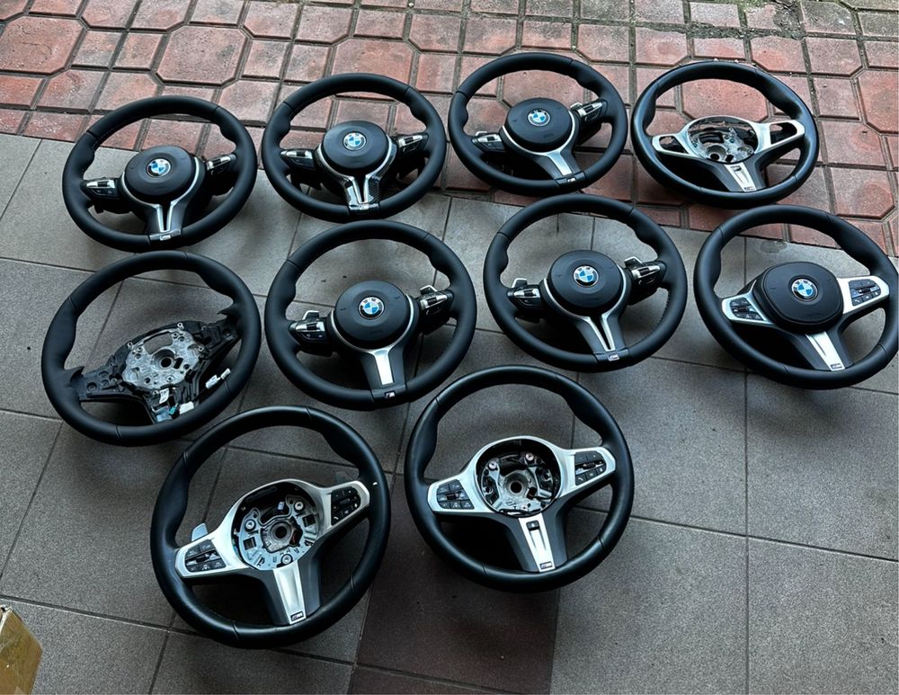 Volan BMW M Piele - ORIGINALE ! Seria 1 2 3 4 5 6 - X1 X2 X3 X4 X5 X6