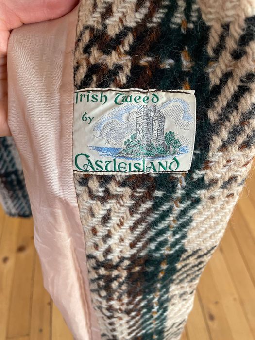 палто 100% ирландска вълна, размер S