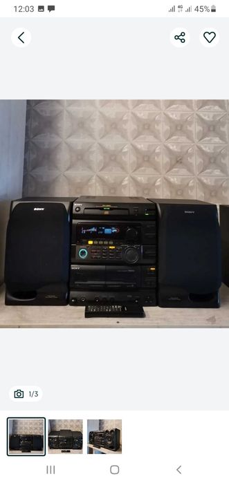 Винтажный центр Sony original