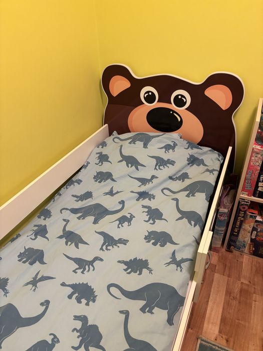 Детски легла - коте и мечок